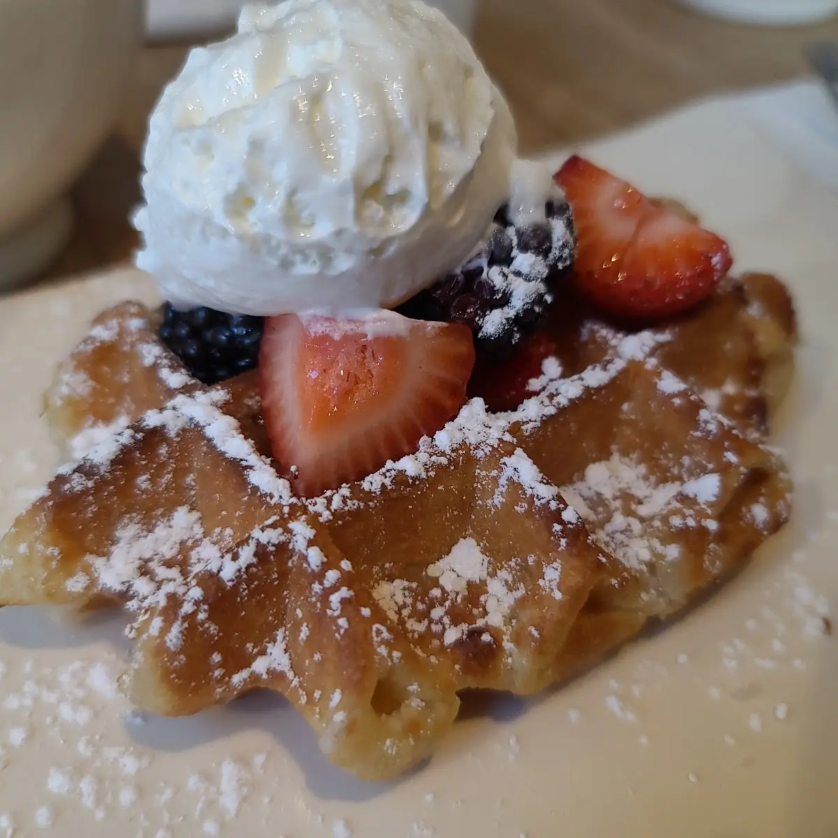 Warm Belgian Waffle