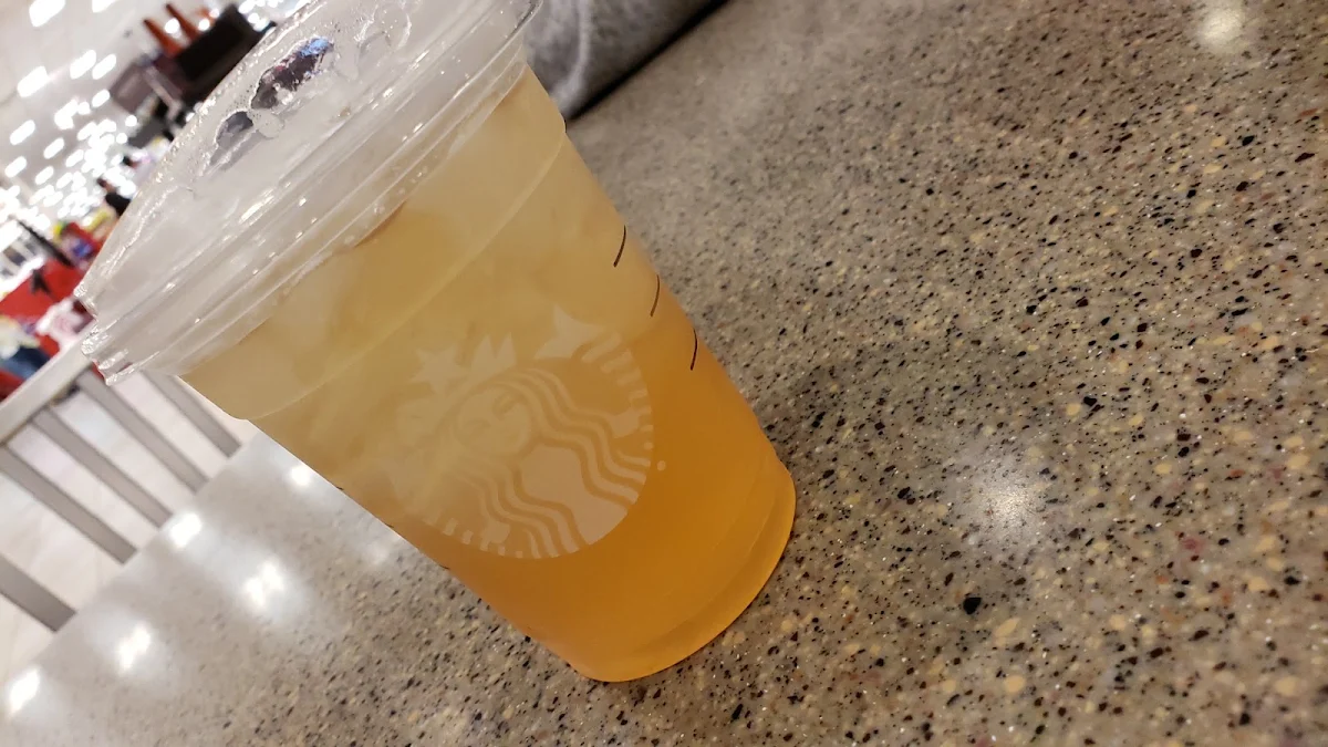 Iced Peach Green Tea Lemonade