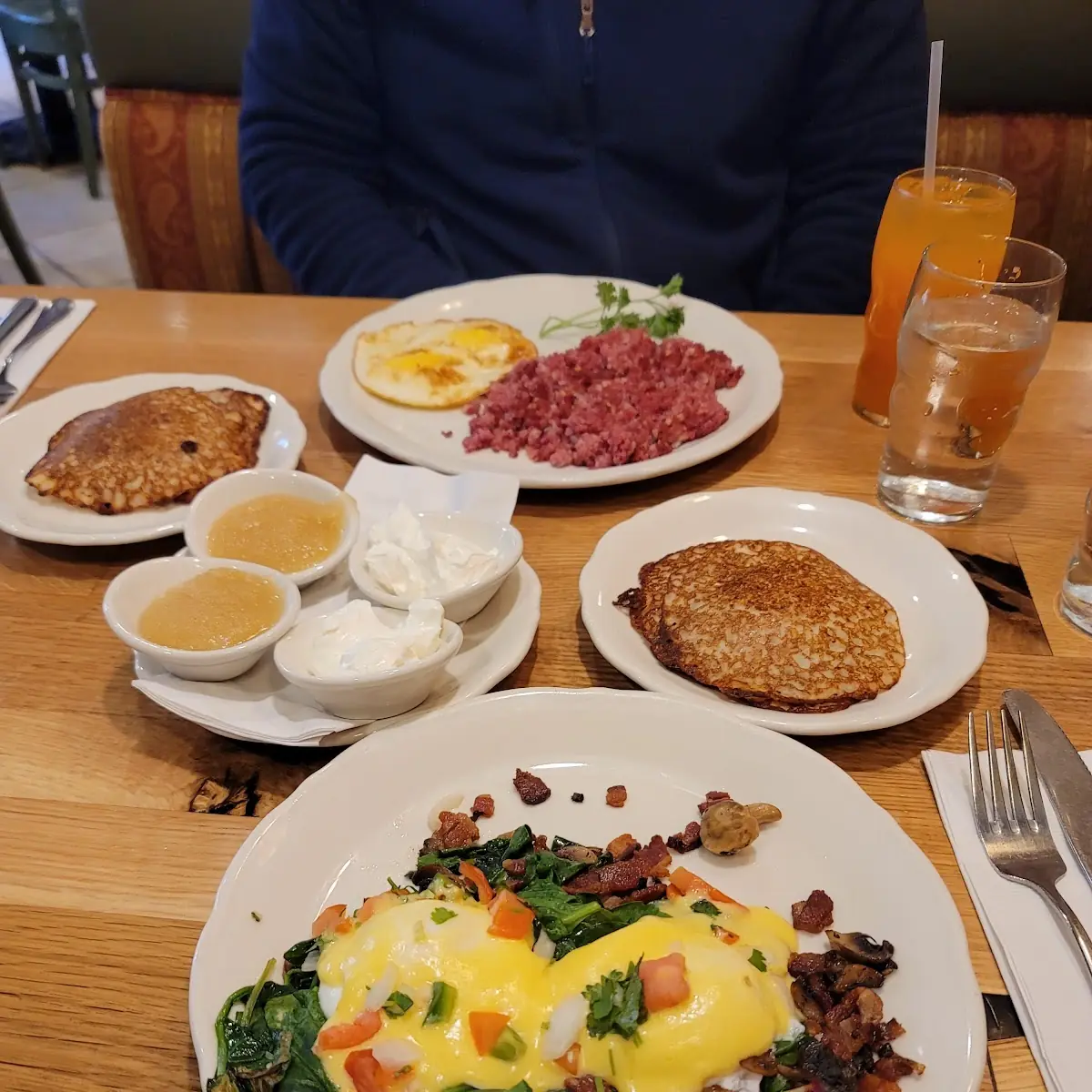 Corned Beef Hash & Basted Eggs