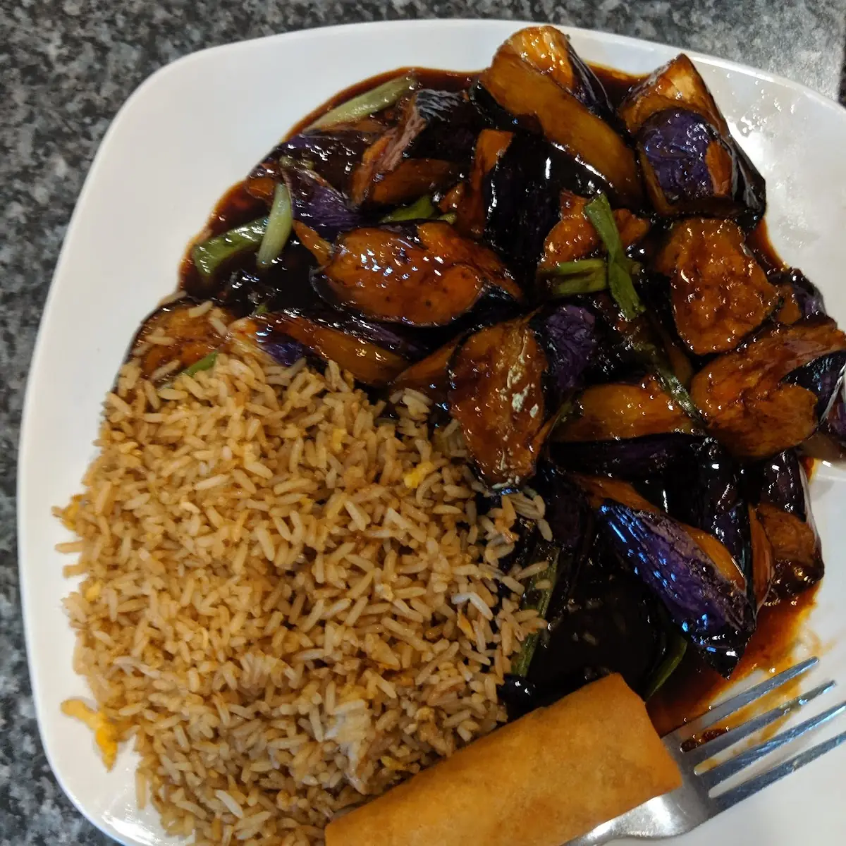 Eggplant with Garlic Sauce