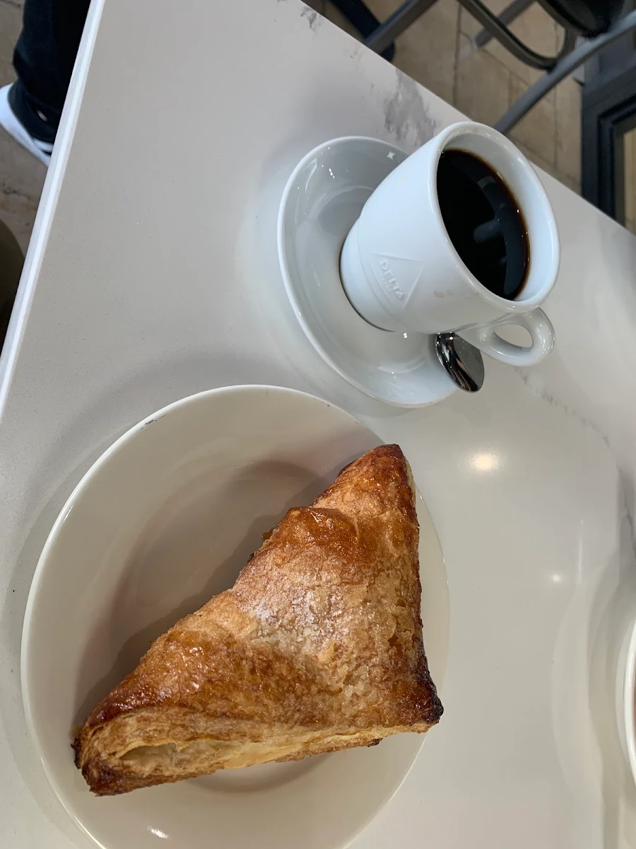 Black Coffee and Apple Turnover