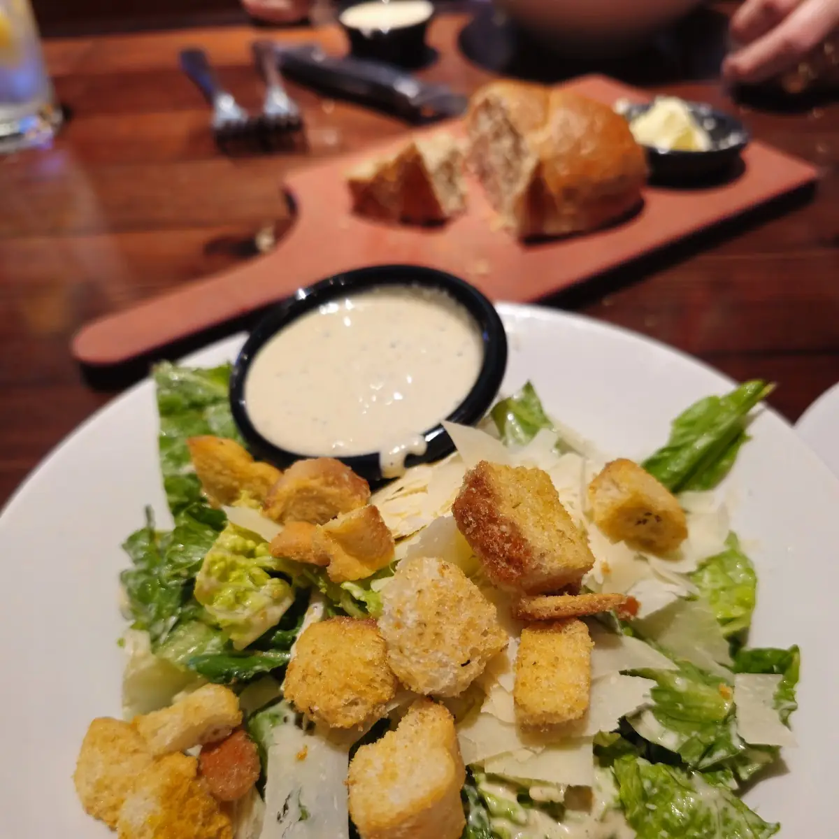 Classic Caesar Salad with Croutons