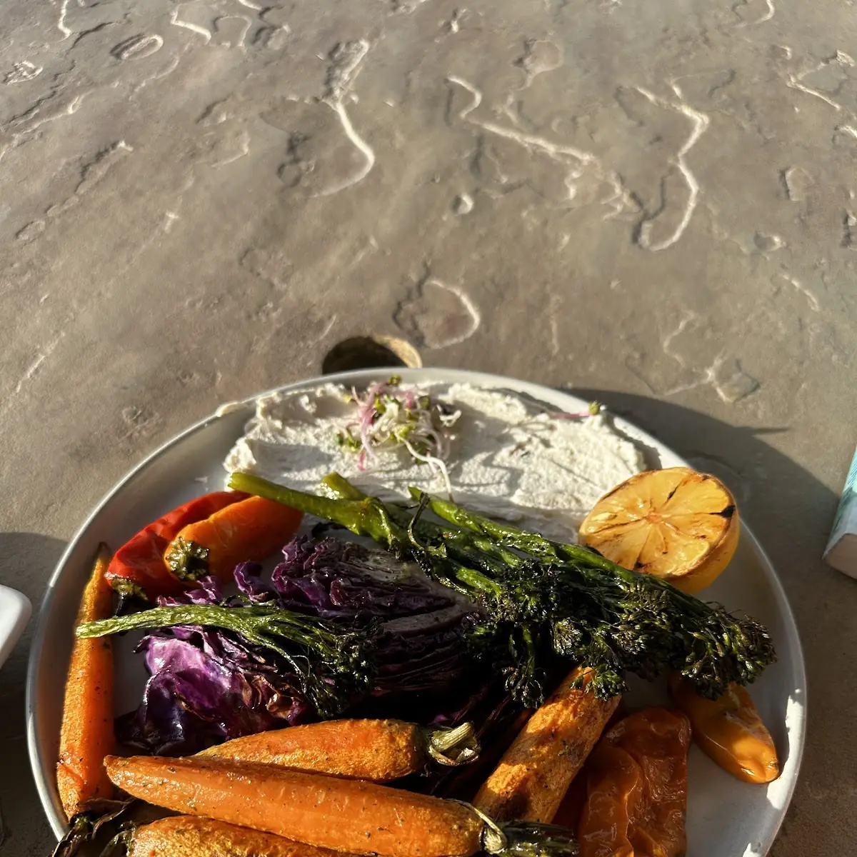 Roasted Carrots & Greens