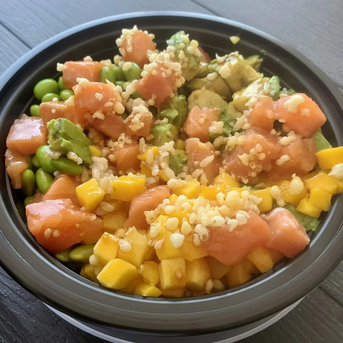 Custom Salmon Poke Bowl