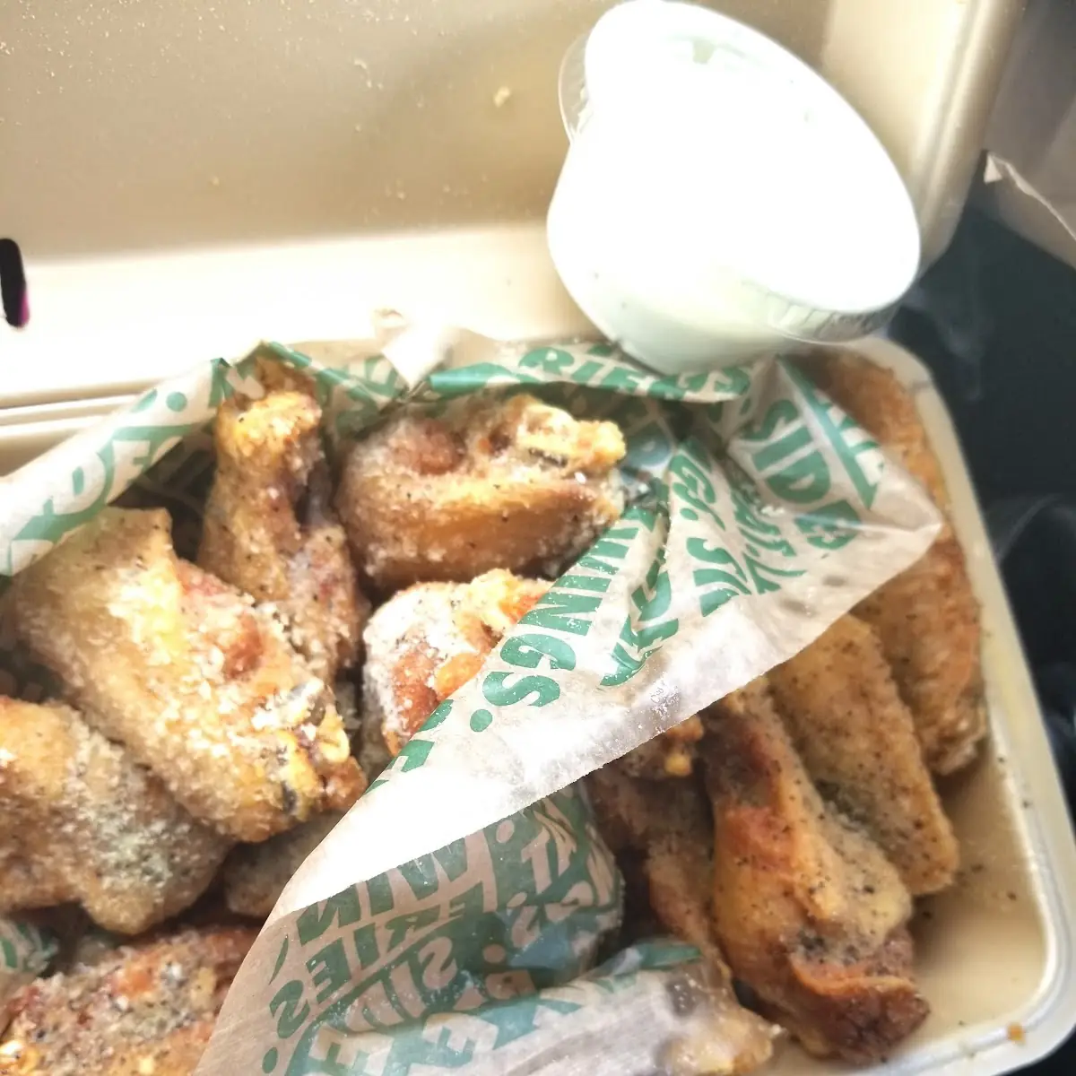 Lemon Pepper Garlic Parmesan Wings