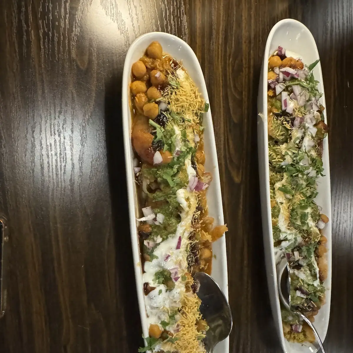 Samosa Chaat and Papdi Chaat