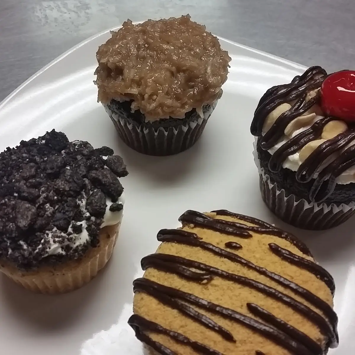 German Chocolate Cupcakes