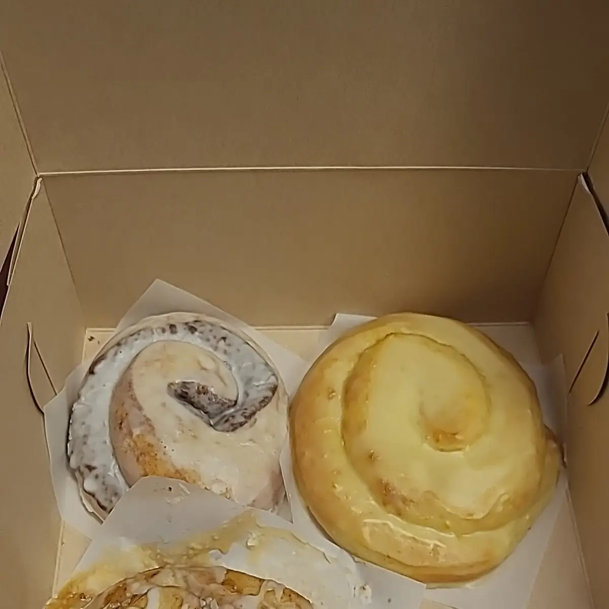 Glazed Roll Caramel Apple Roll Orange Roll