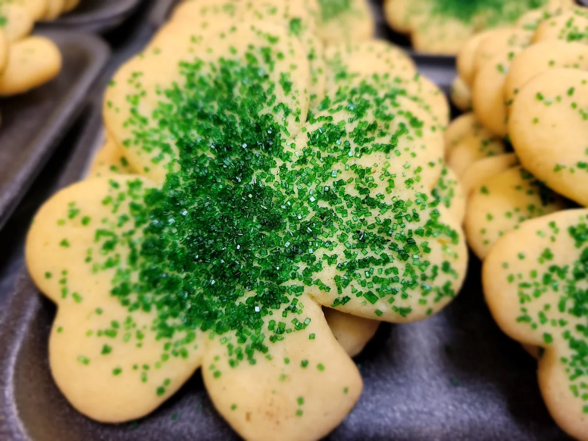 Shamrock Sugar Cookies
