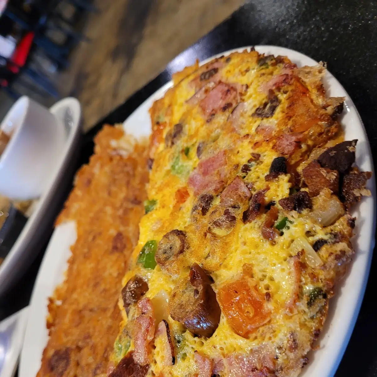 Meat Lovers Omelet & Hashbrown