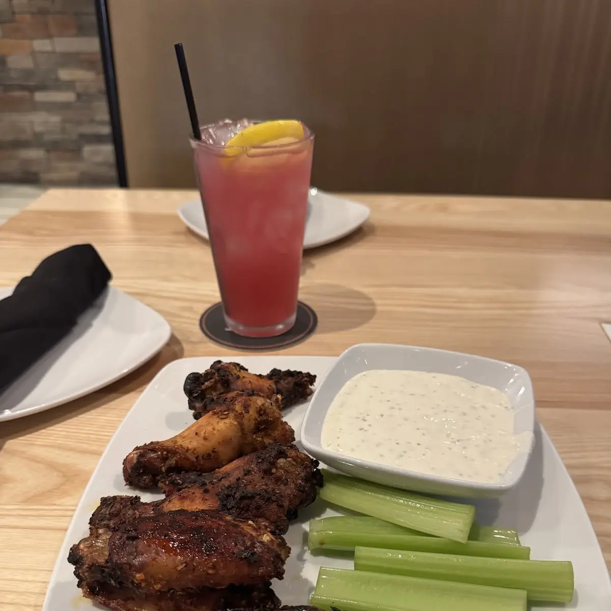 Spicy Roasted Chicken Wings with Ranch