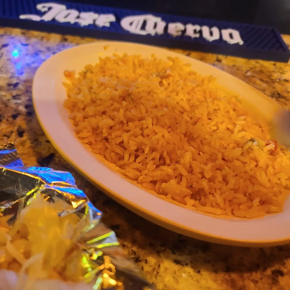 One Enchilada One Taco Rice & Beans