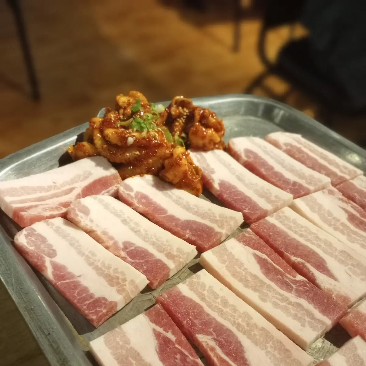 Thin Sliced Pork Belly BBQ