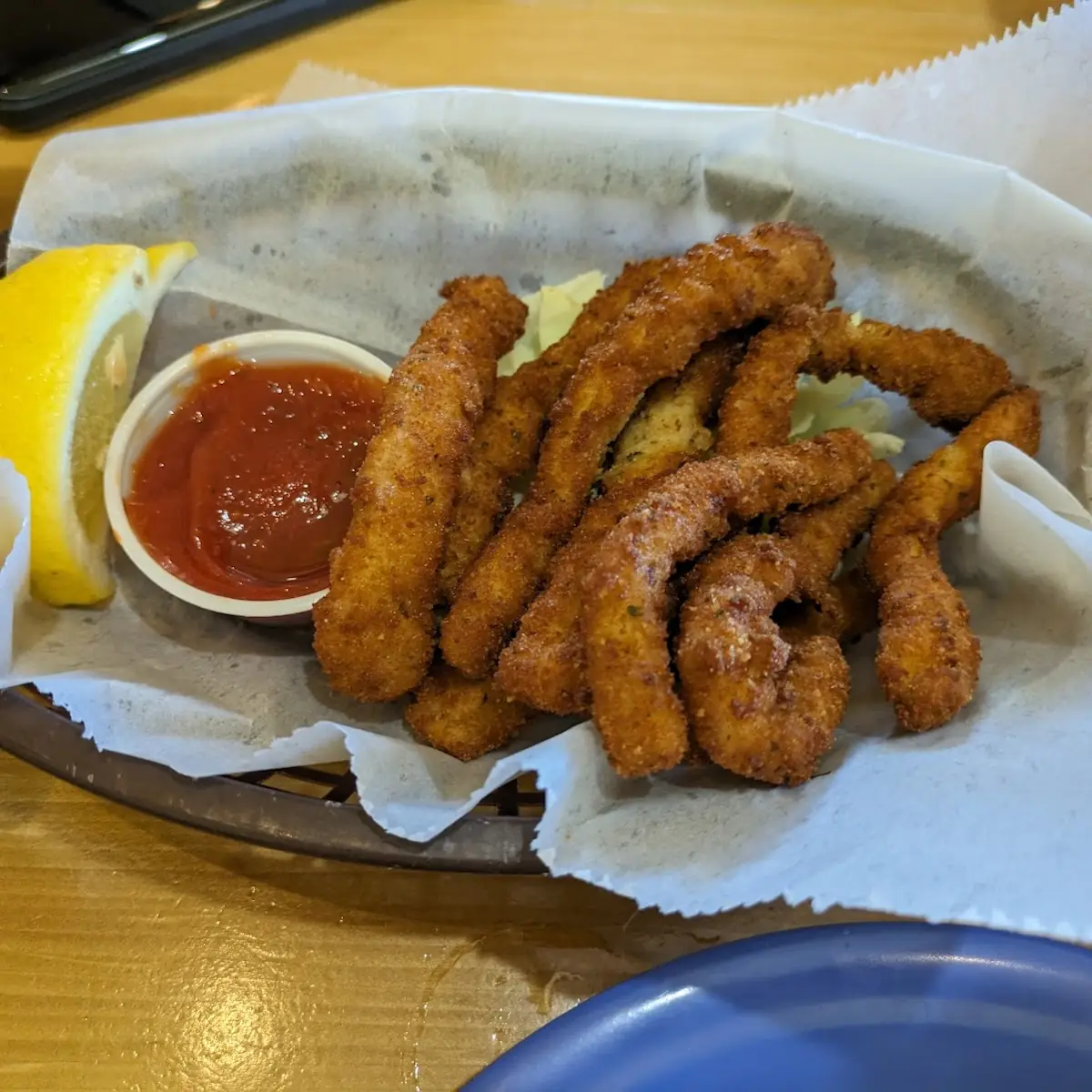 Calamari Tempura Appetizer