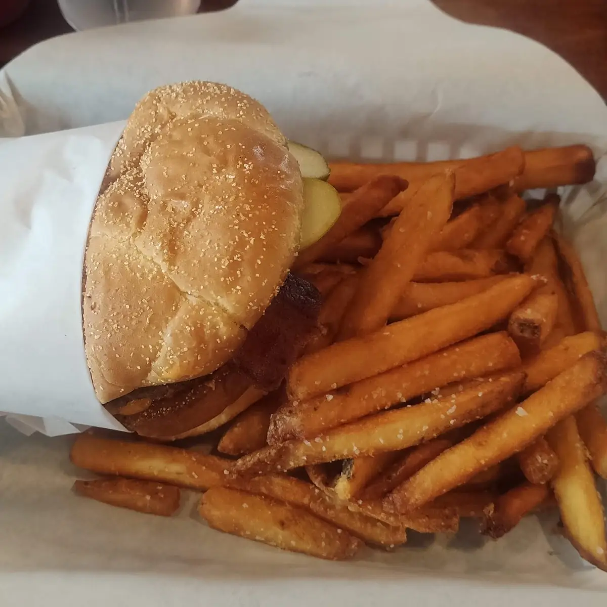 Peanut Butter Bacon Burger