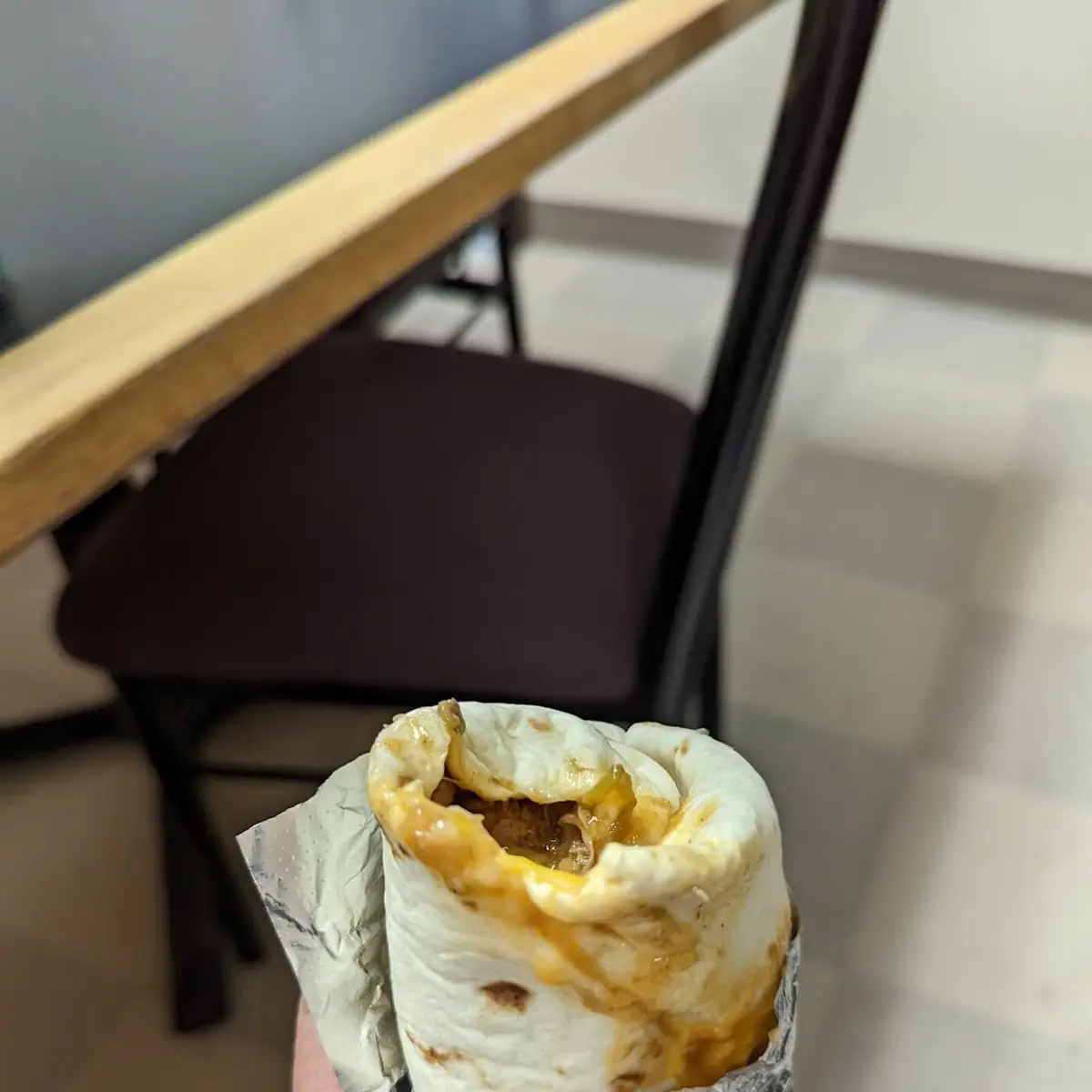 Beef and Bean Burrito