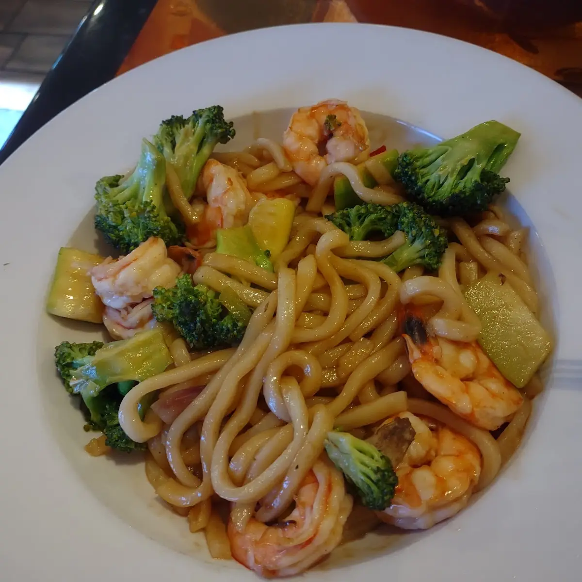 Seafood Udon Noodle Soup