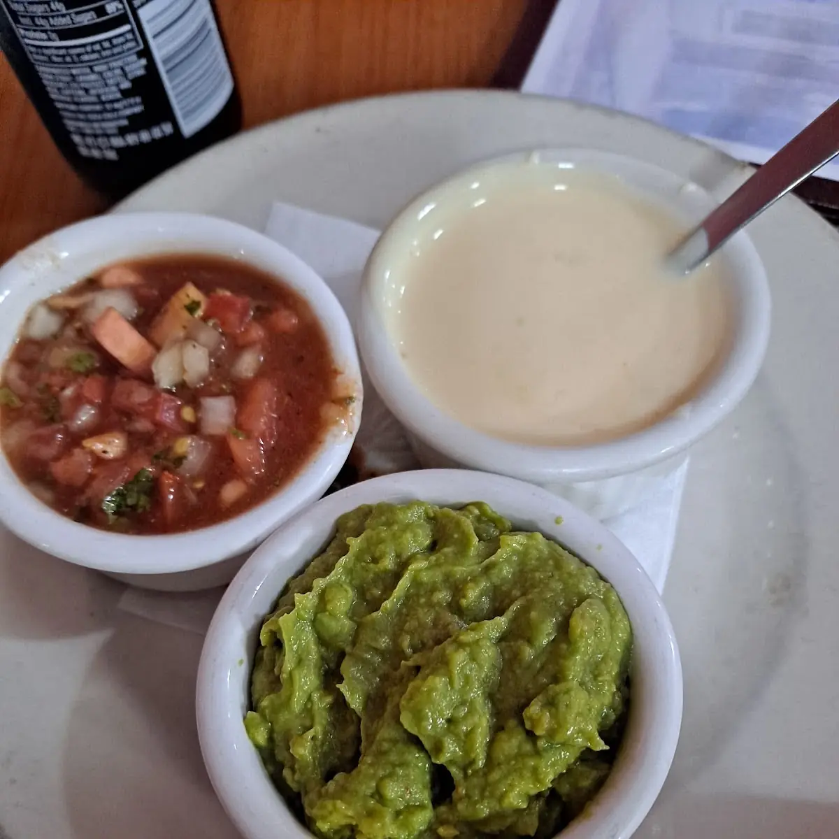 Appetizer Sampler Queso Guac Pico