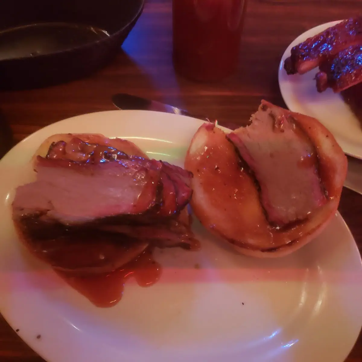 Sliced Brisket Sandwich