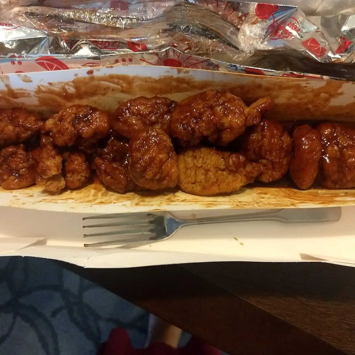 Honey BBQ Boneless Wings