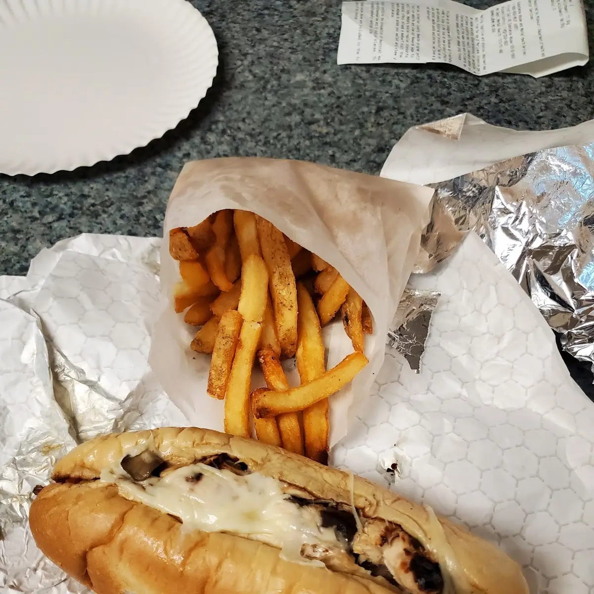 Philly Chicken Sandwich Combo
