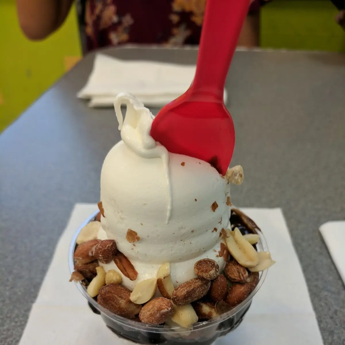 Small Hot Fudge Sundae with Peanuts