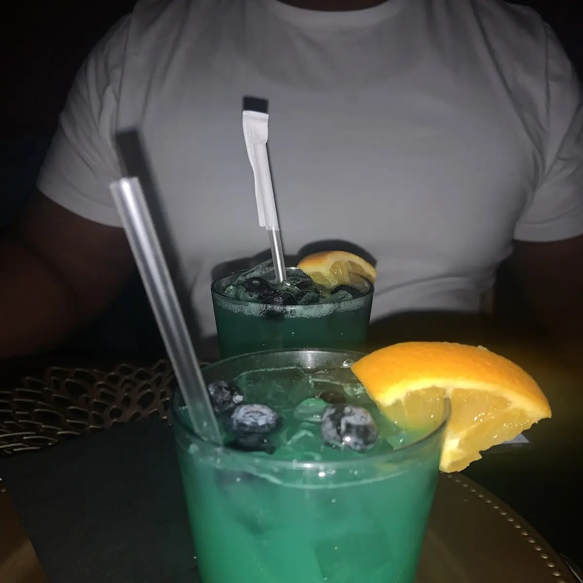 Pound Town 15 Mango Guava Pineapple Orange Coconut Rum Wray & Nephew and Blue Curaçao