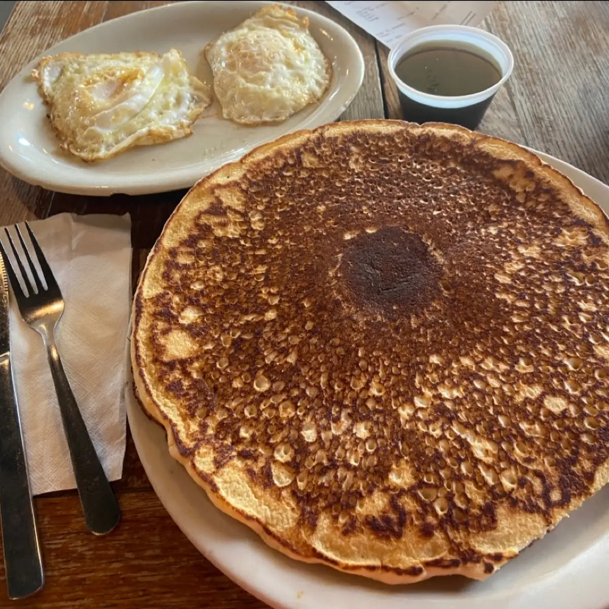 Huevos Rellenos 1 2 Order and Short Stack Pancakes