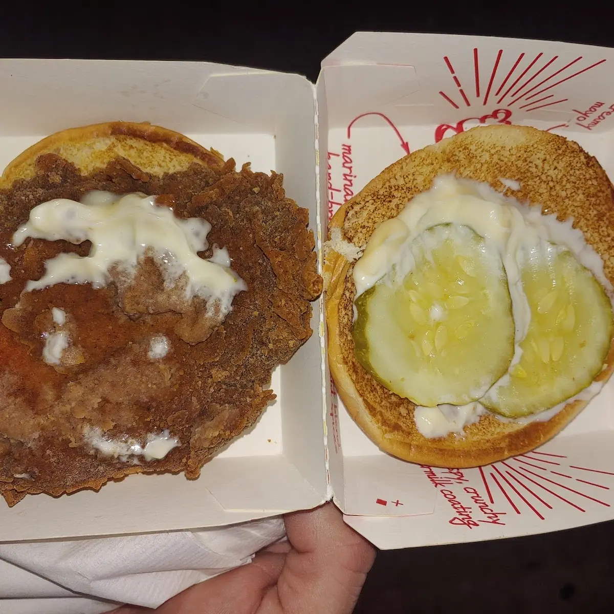 Burnt Chicken Sandwich