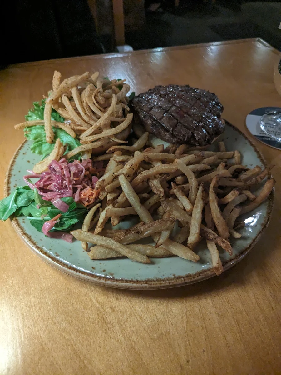 Bison Burger with Fries, C’est What? Inc.