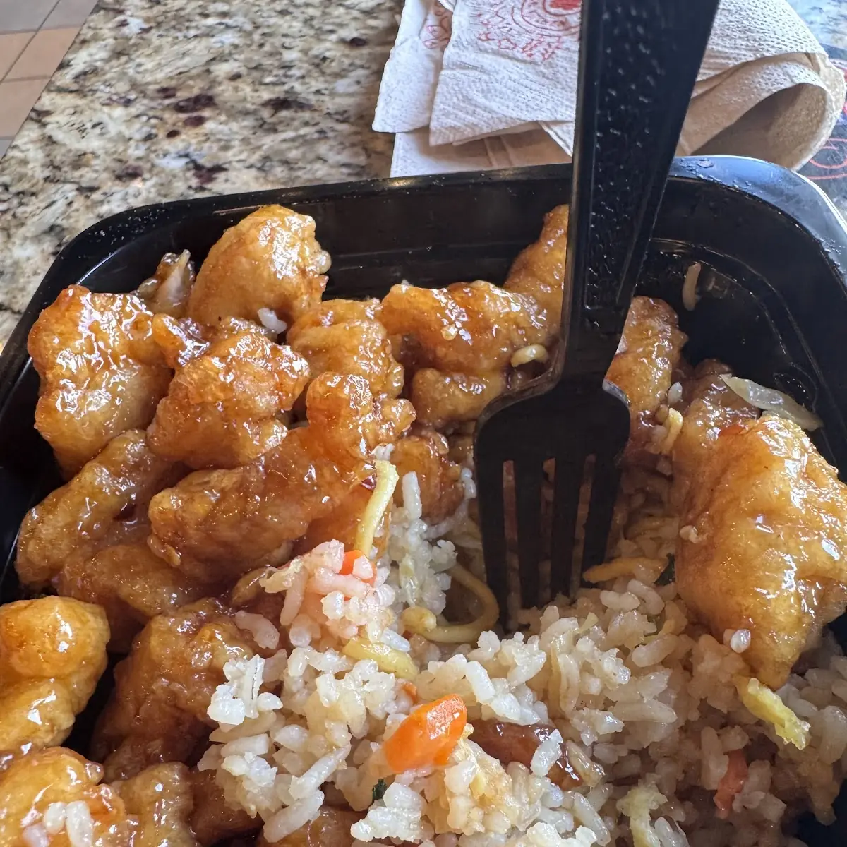 Orange Chicken Fried Rice