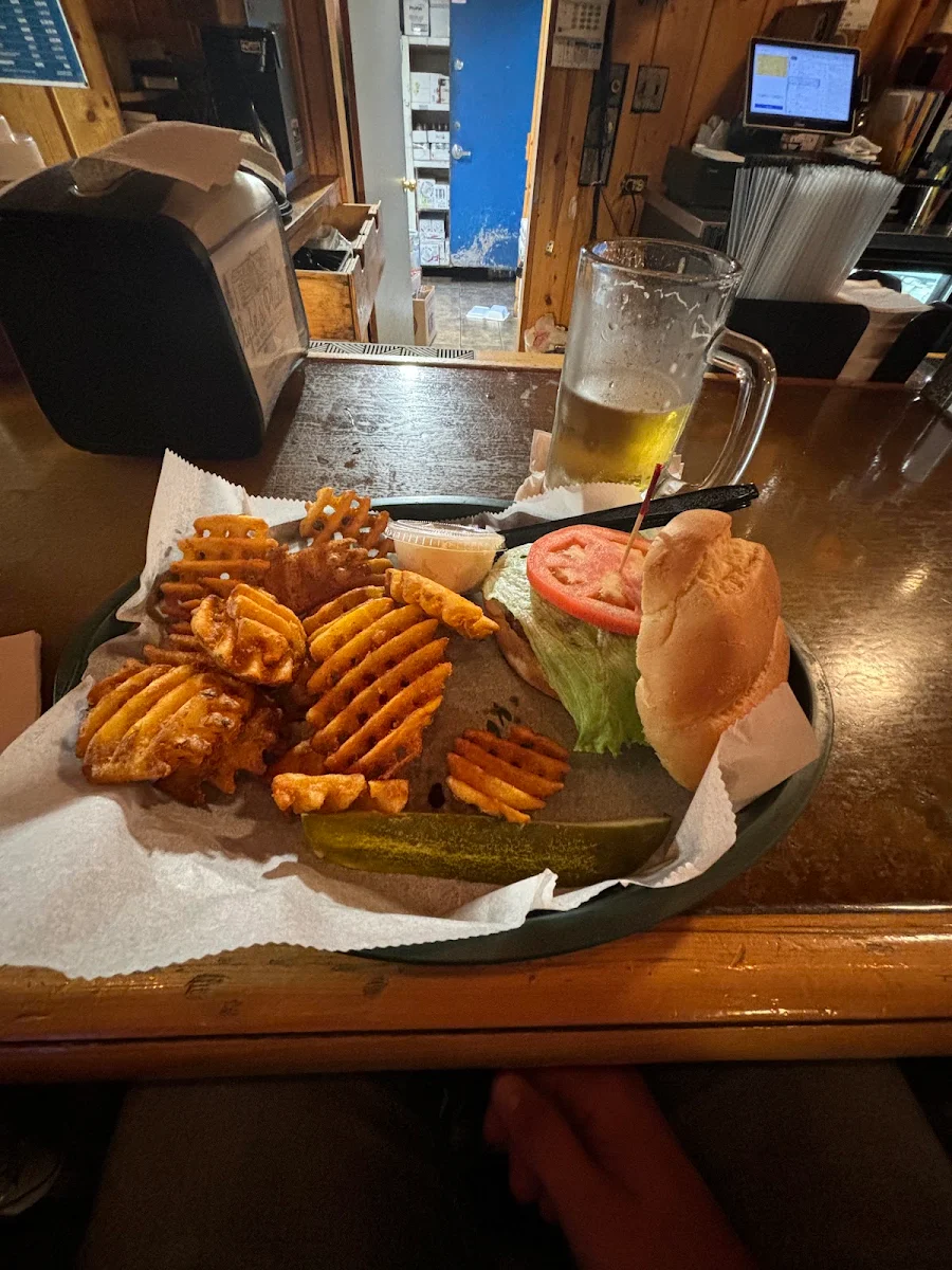 Burger and Fries