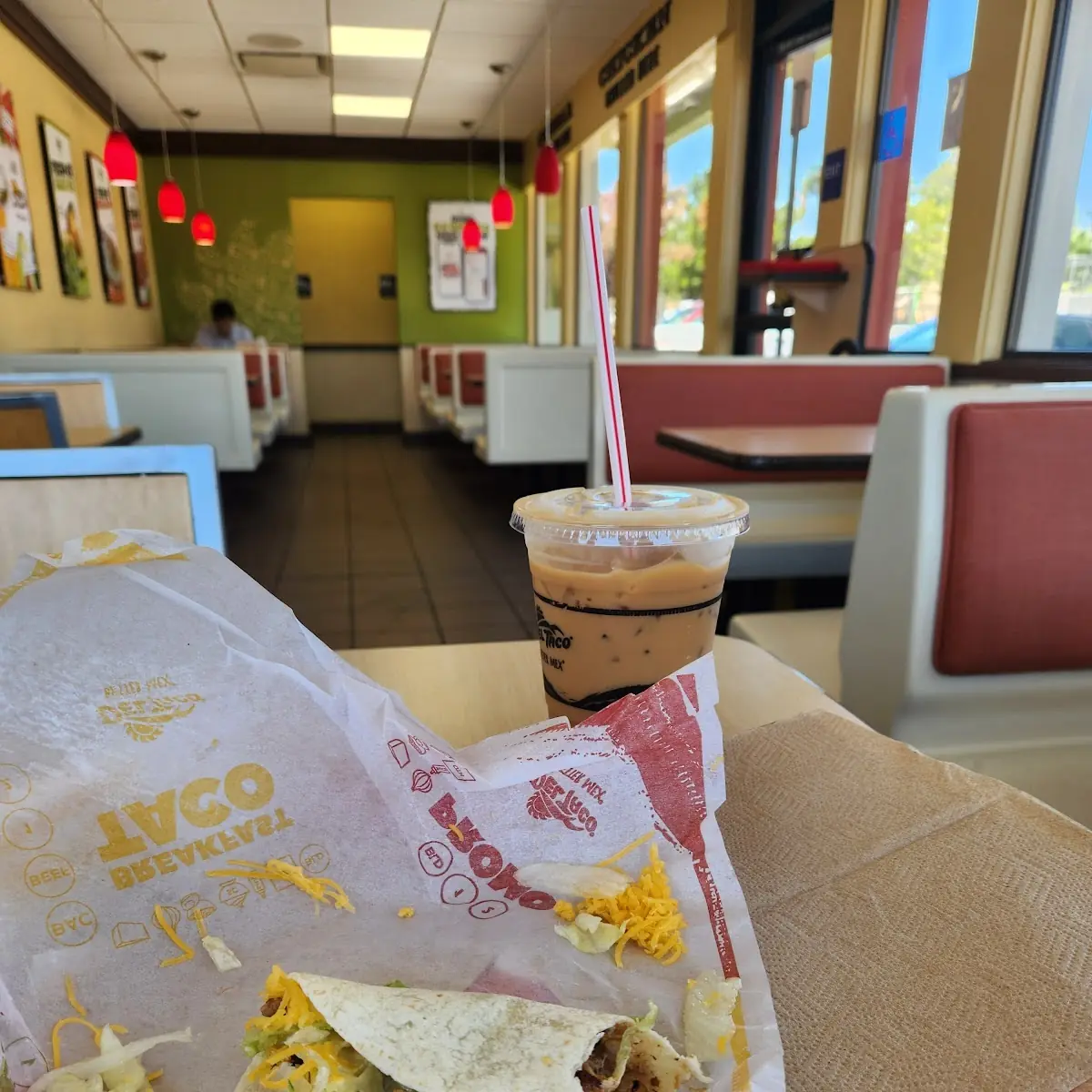 Chicken Soft Taco Ice Coffee