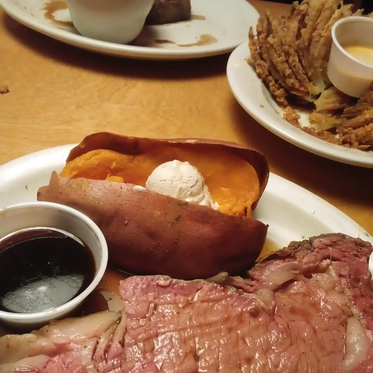 Sweet Potato and Prime Rib