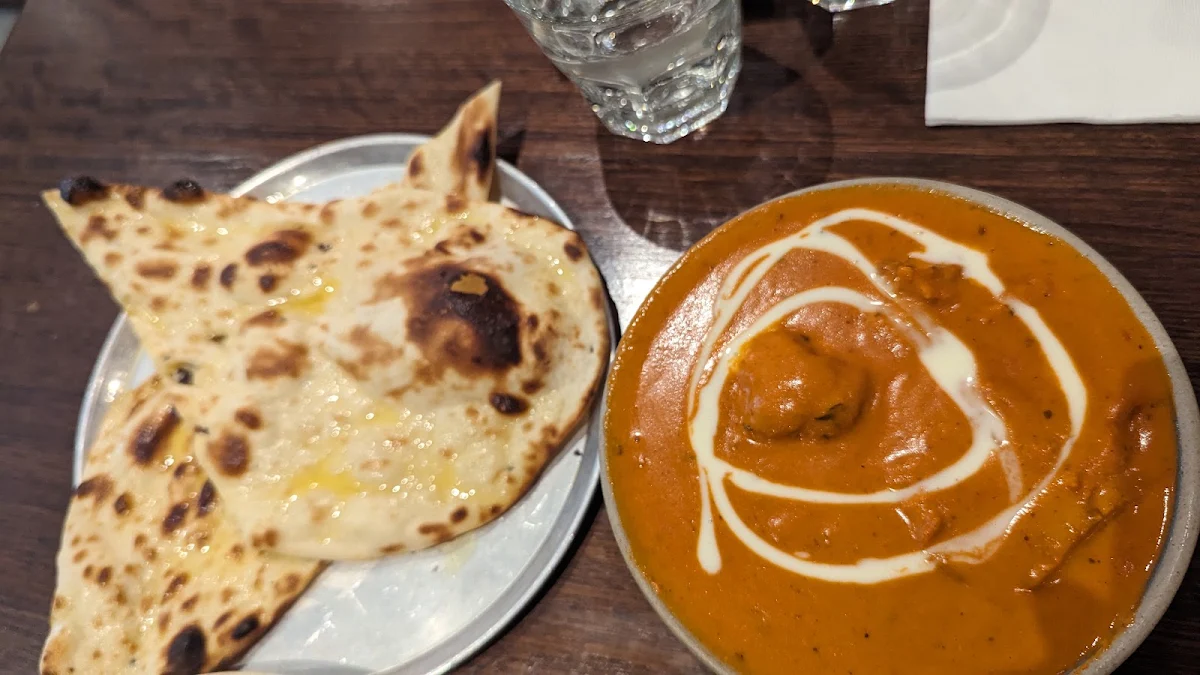 Butter Naan and Butter Chicken, Chilli India Preston