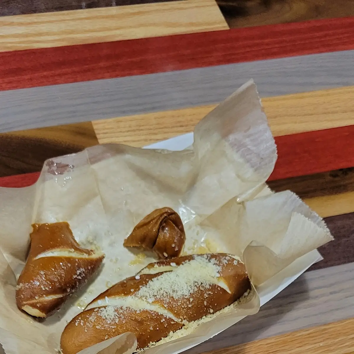 Warm Pretzel Sticks