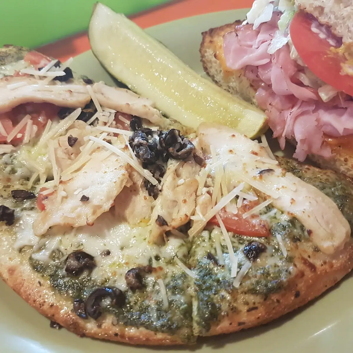 Chicken Pesto Pizza