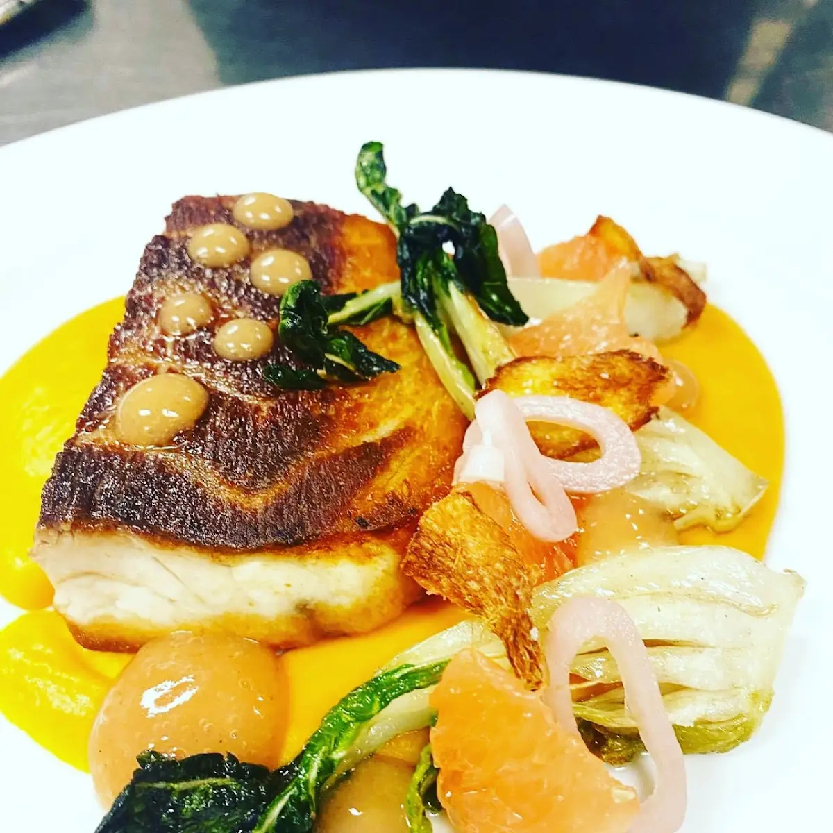 Pan-Seared Sea Bass