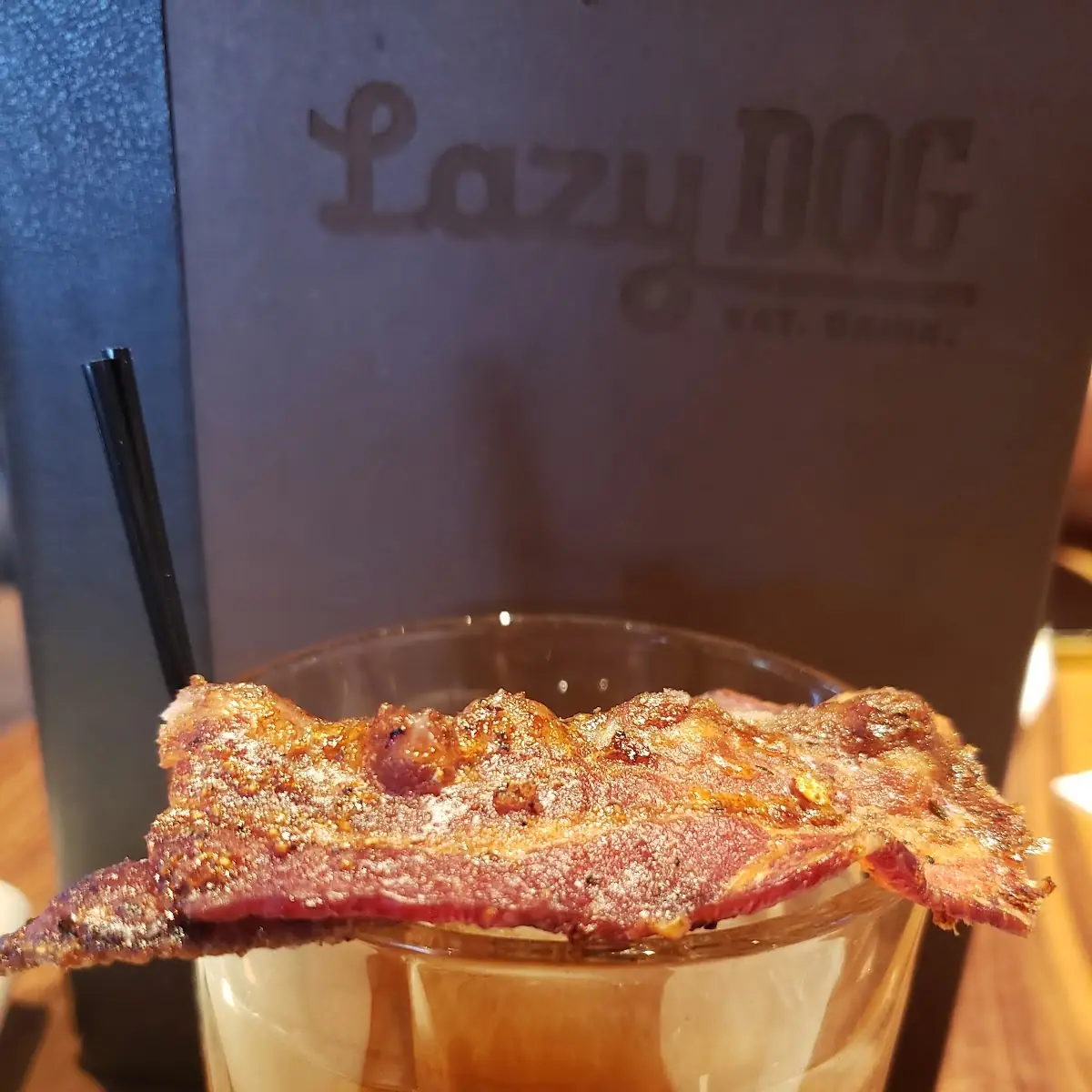 Seoked Maple Bacon Old Fashioned