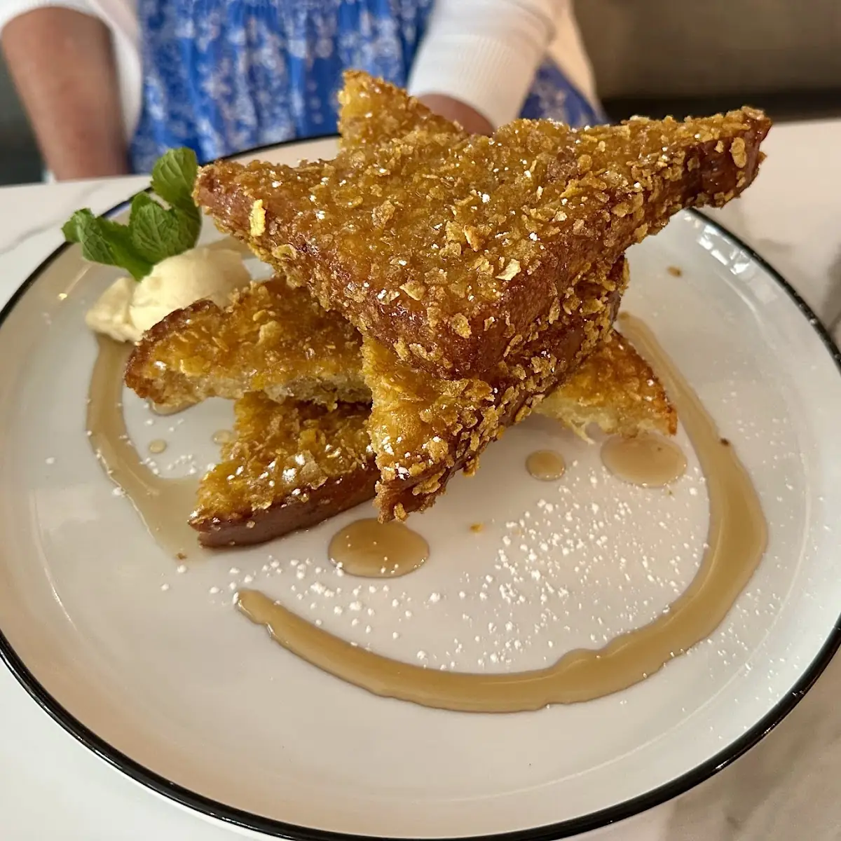 French Toast with Fruit Compote