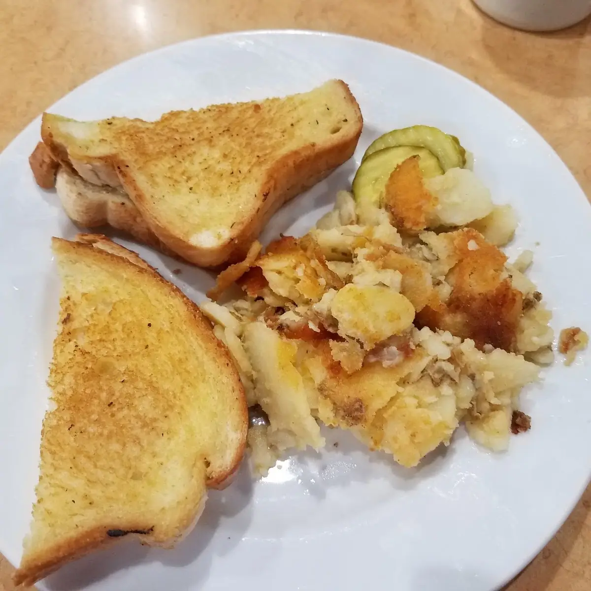 Grilled Cheese & Hash Brown Potatoes