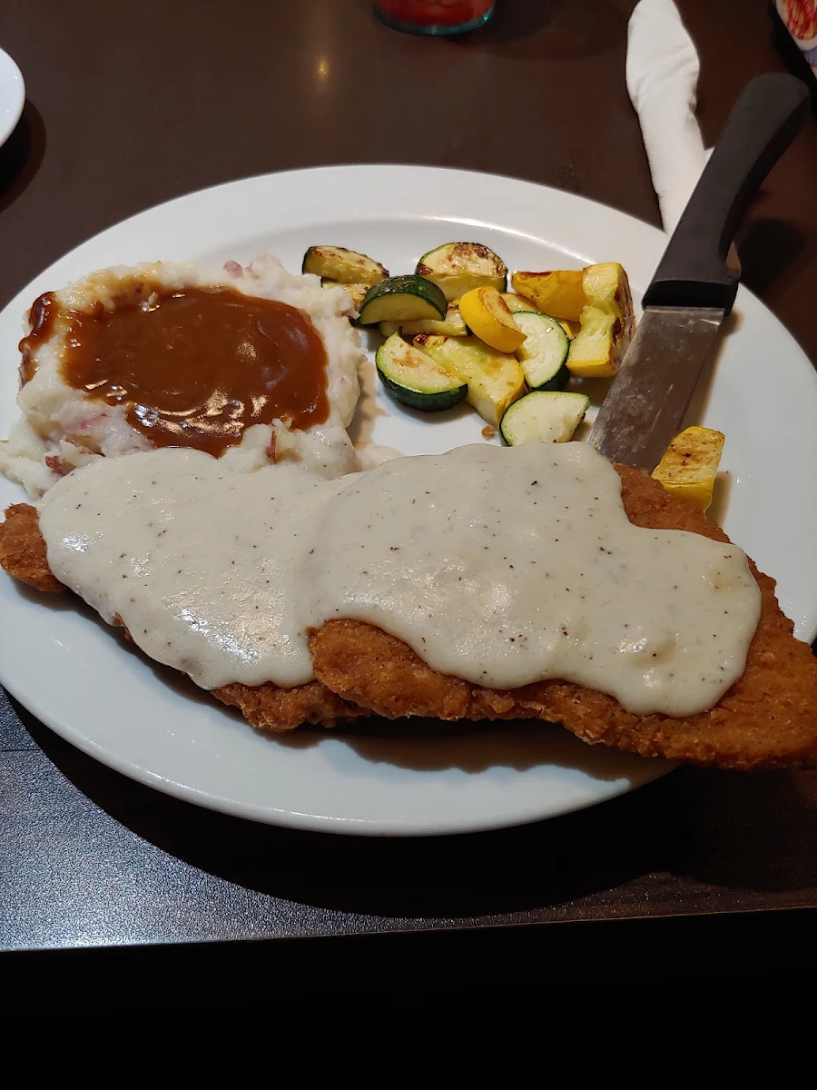 Chicken Fried Chicken, Denny's Restaurant Crossroads