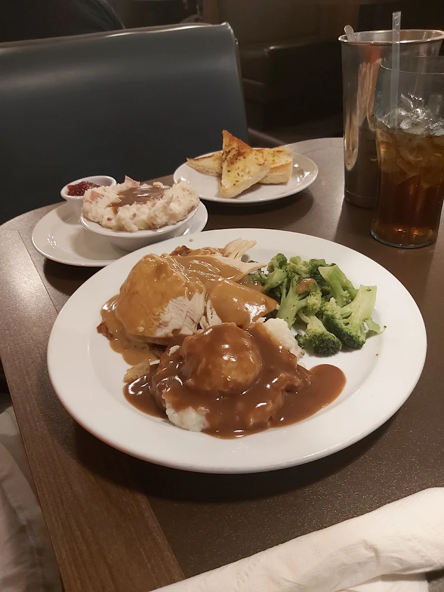 Turkey Dinner, Denny's Restaurant Crossroads