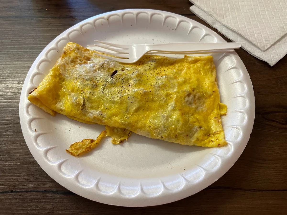 Sausage and Cheese Omelette