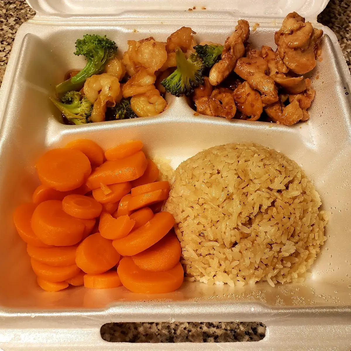 Chicken & Shrimp Combination Plate