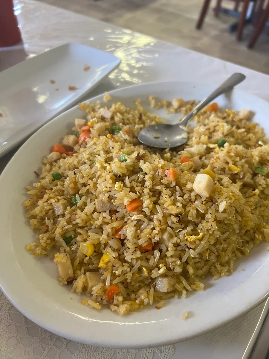 Lemon Chicken with steam rice