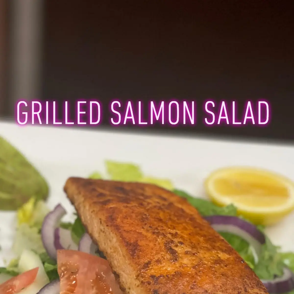 Grilled Salmon Salad