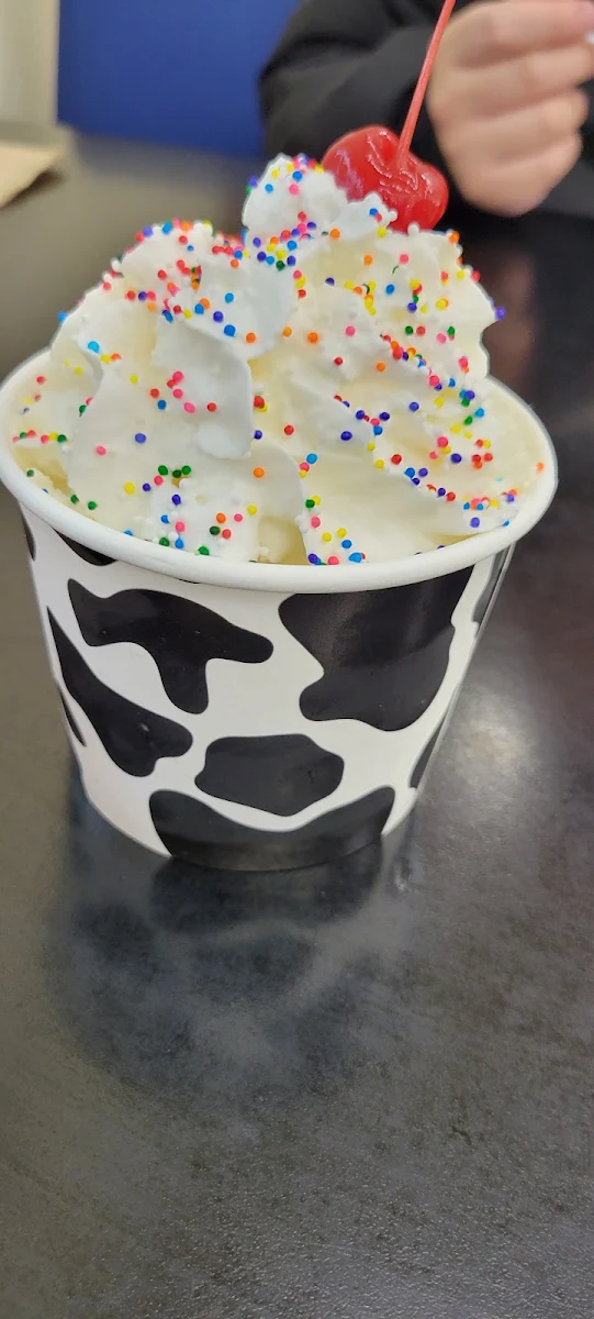 Coconut Ice Cream Sundae