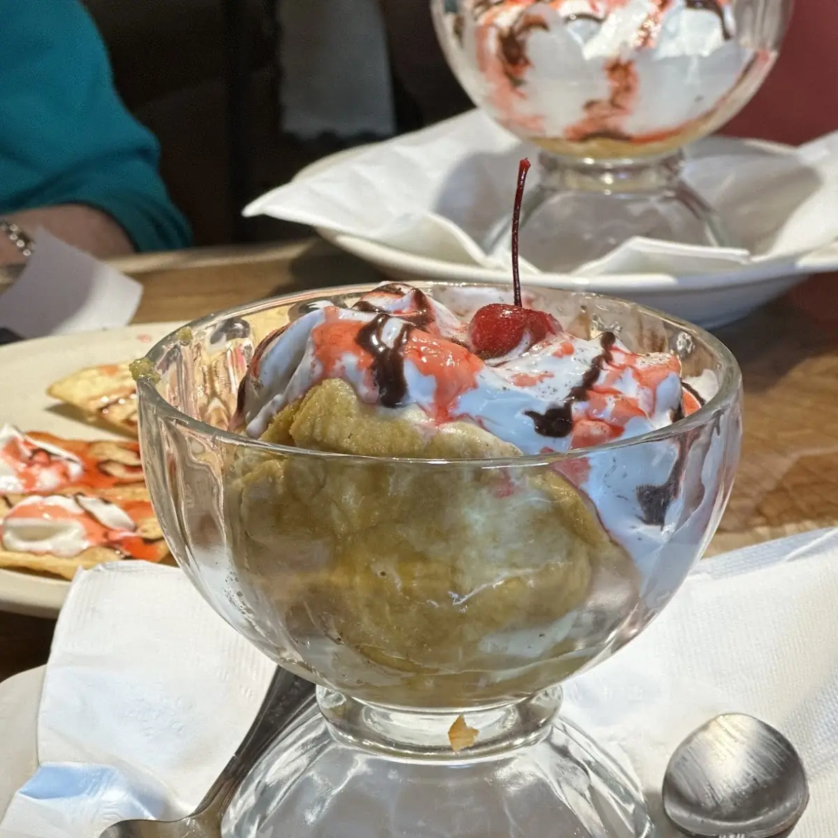 Banana and Deep Fried Ice Cream