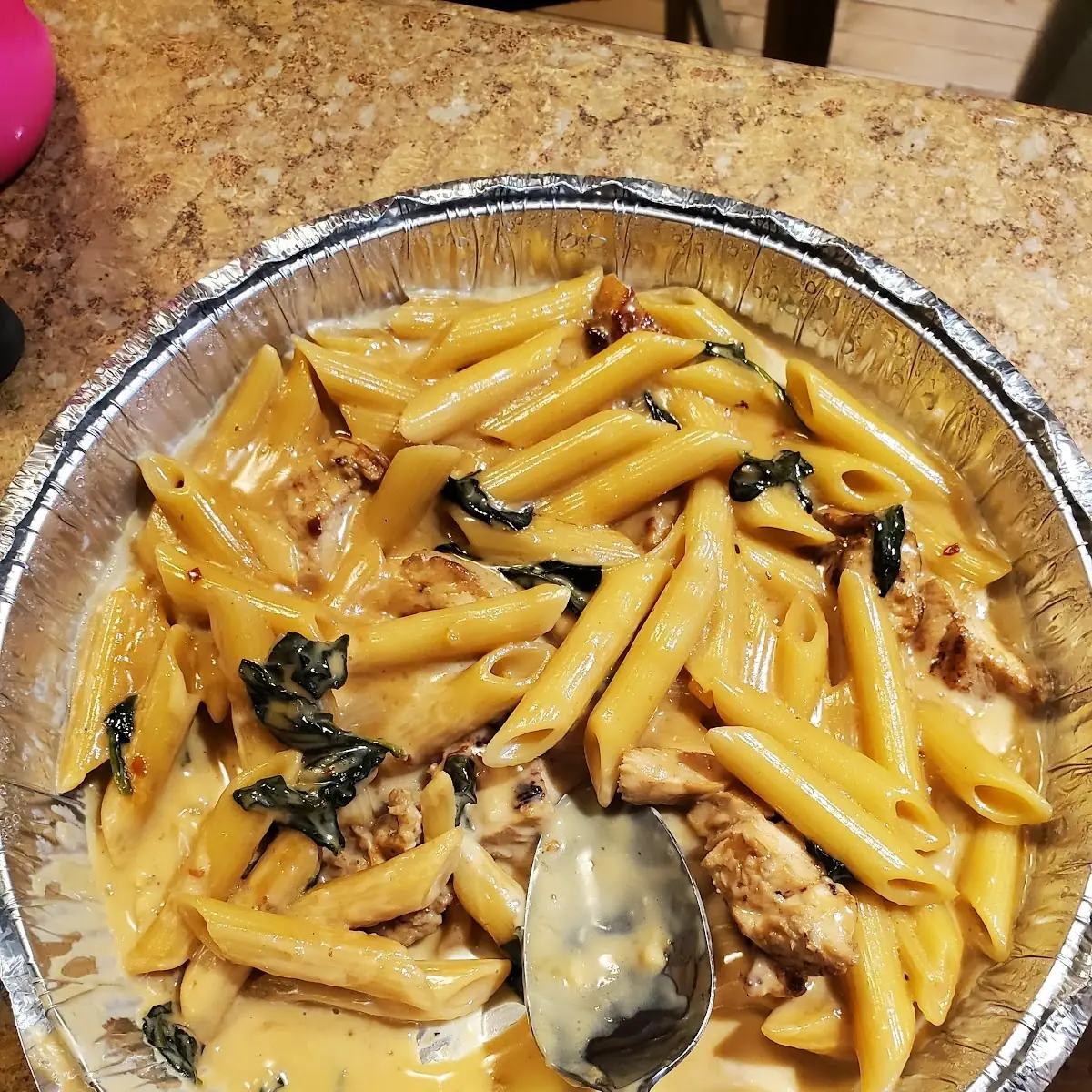 Chicken Teriyaki Pasta Marinara